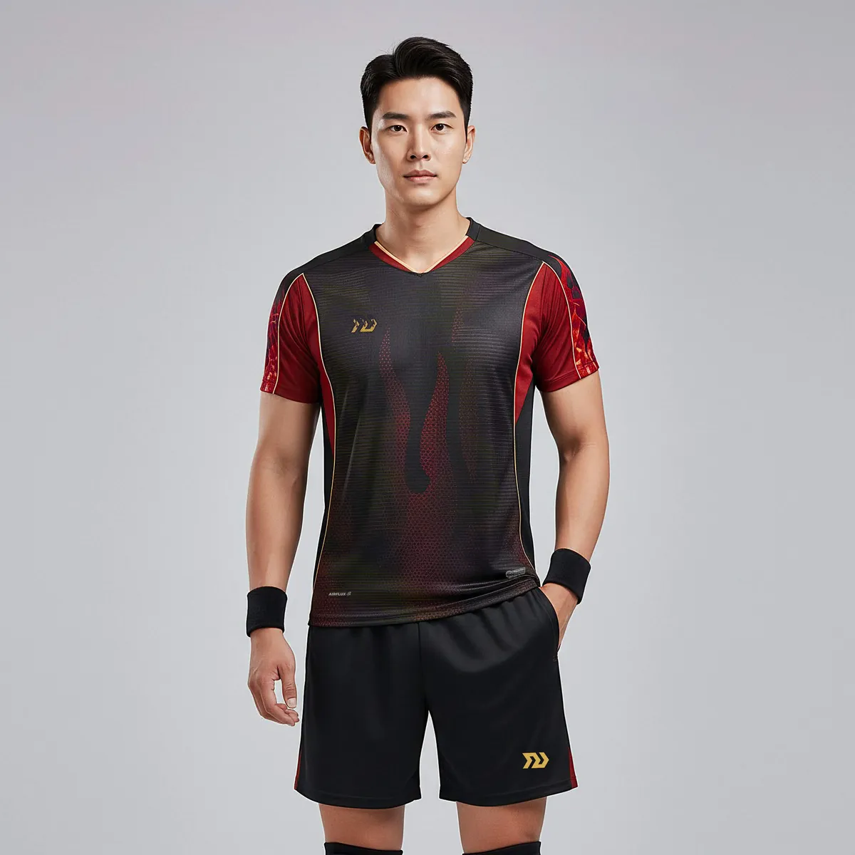 Bộ Quần Áo Bóng Chuyền Nam Bulbal Burnito BC11 Đen