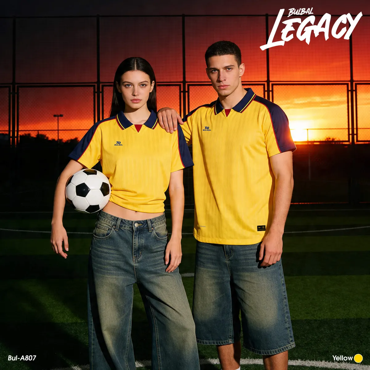 Áo Bóng Đá Retro Bulbal Legacy Vàng