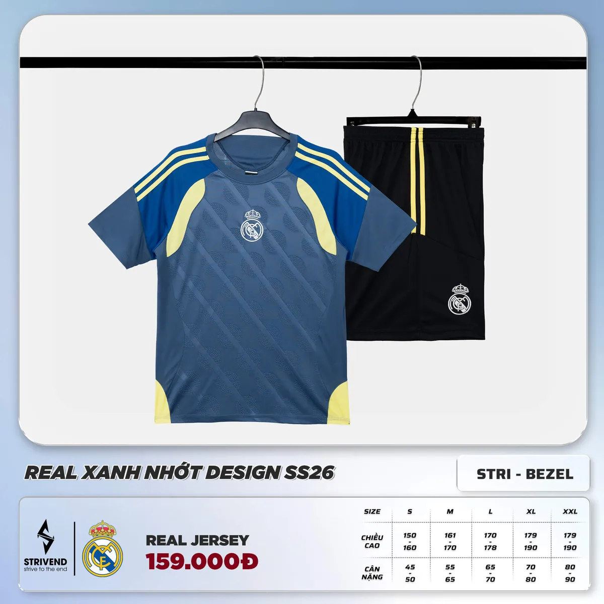 Strivend Real Xanh Nhớt Design SS26